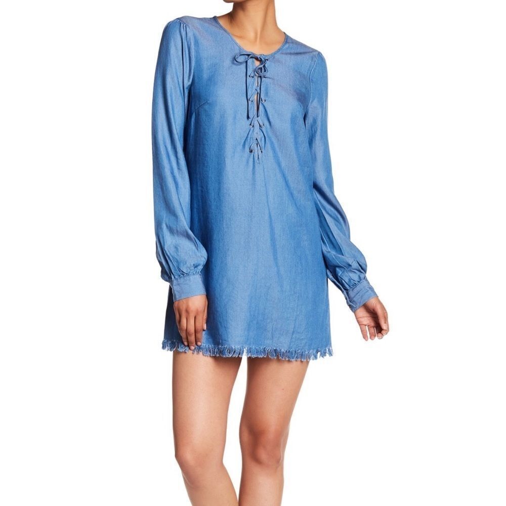 NWT Lovers + Friends Tied To You Tencel Mini Dress